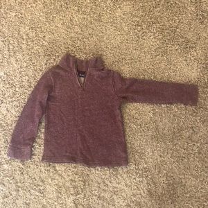 Burgundy long sleeve shirt